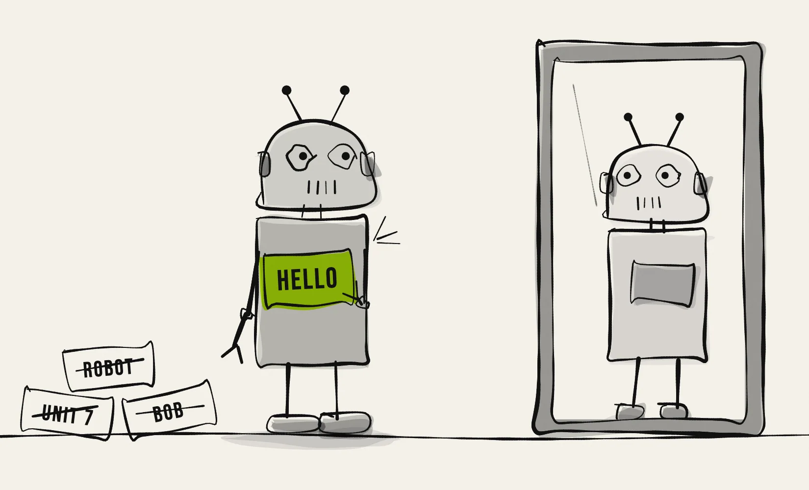 An agent maker's identity portrait