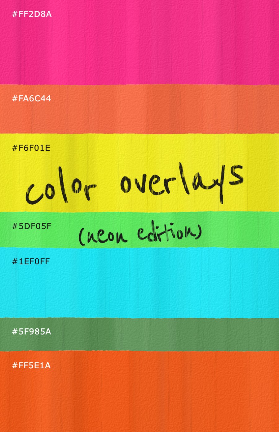 Cover of Color Overlays (Neon Edition)
