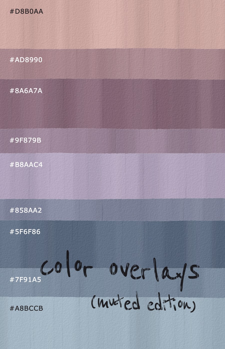 Cover of Color Overlays (Muted Edition)